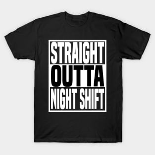 Carer Night Shift Carer For The Elderly T-Shirt